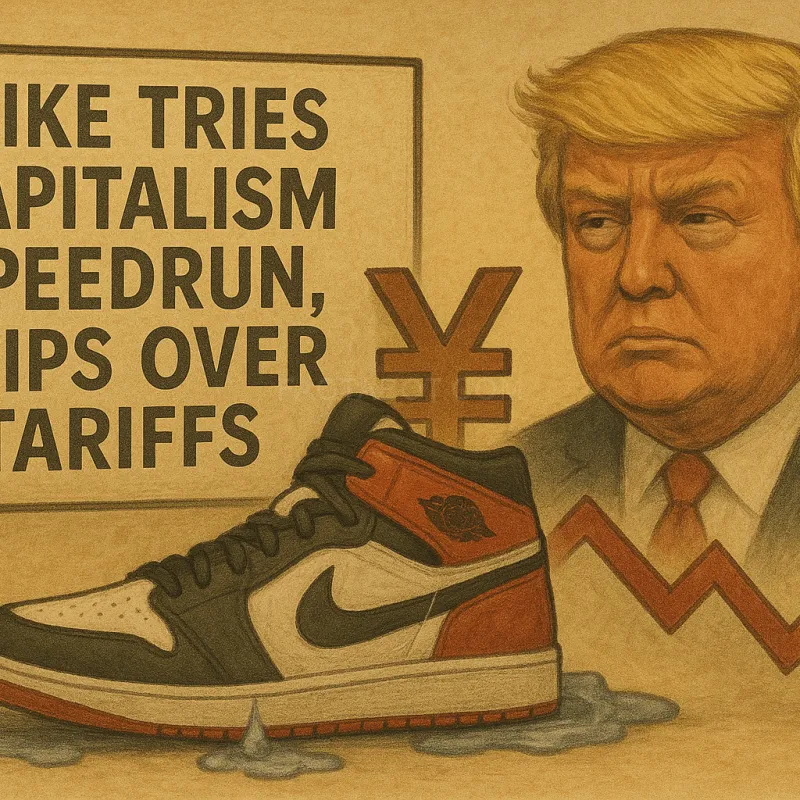 Nike Tries Capitalism Speedrun, Trips Over Tariffs