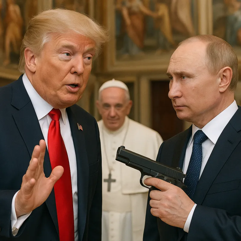 Trump Urges Putin to 'Stop Shooting' After Vatican Meeting with Zelenskyy